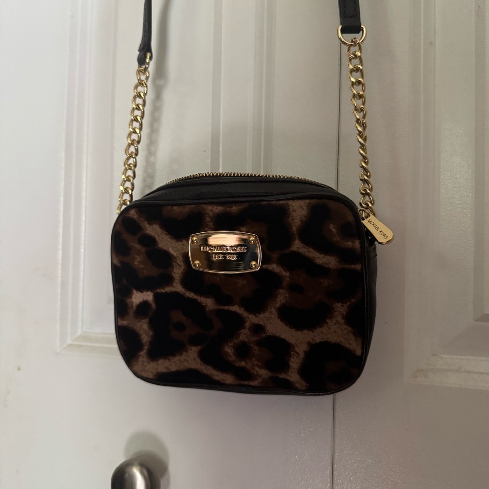 Michael Kors Animal Print Crossbody Bag